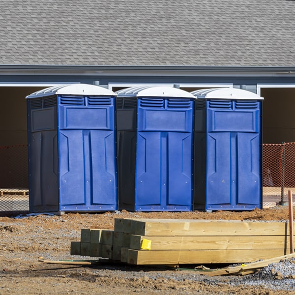 do you offer hand sanitizer dispensers inside the porta potties in Nambe New Mexico